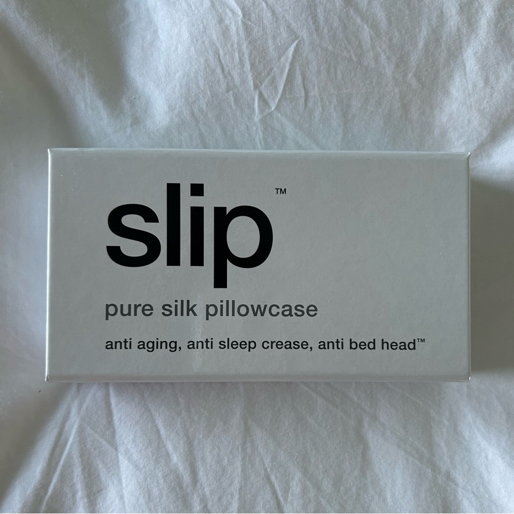 Slip Silk Pillowcase - Size: King - Color: White